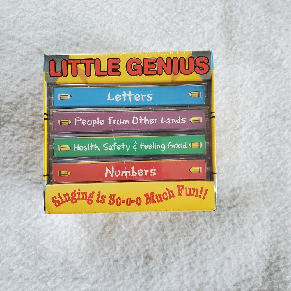 Little Genius Sings Vintage 1998 Cassette Tapes, NWT